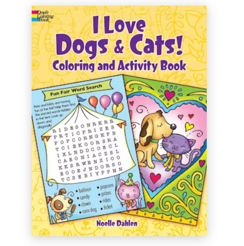 Dover Publications I Love Dogs and Cats! Coloring & Activity Book