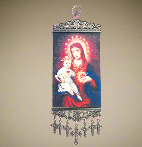 Lanazar Mary and Child Religious Icon, Medium- 10996-142