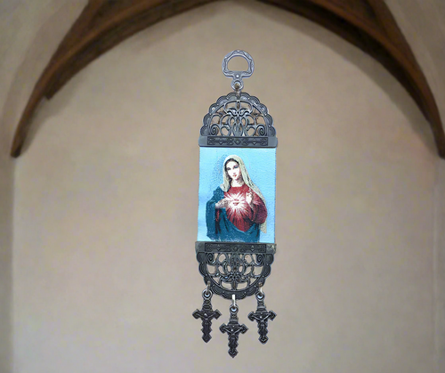 Lanazar Immaculate Heart of Mary Religious Icon, Small- 10993-022