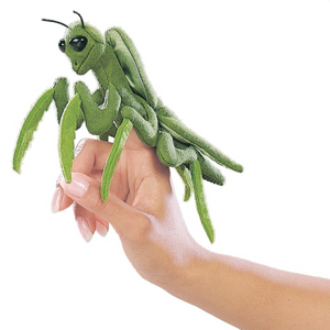 Folkmanis Mini Praying Mantis Finger Puppet