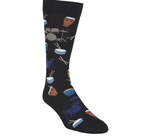 HotSox Men's Drum Crew Socks