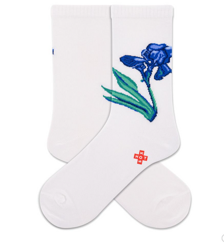 HotSox Women's Irises Crew Socks