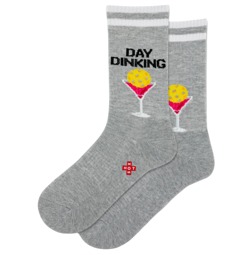 HOTSOX Women's Day Dinking Active Crew Sock
