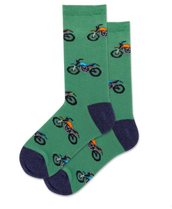 HotSox Kid's Motorcycles Crew Sock- L/XL