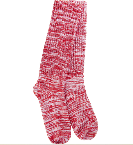 Crescent Sock Company Slub Slouch Crew- Peppermint