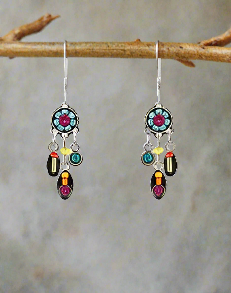 Firefly Jewelry Delicate Mosaic Earrings- E589-MC