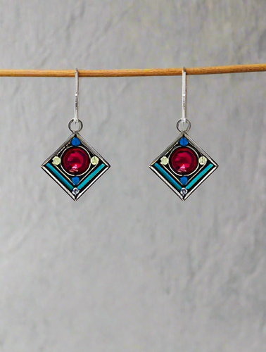 Firefly Jewelry Rainbow Diamond Shape Earrings-E783JT