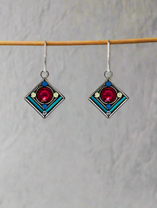 Firefly Jewelry Rainbow Diamond Shape Earrings-E783JT