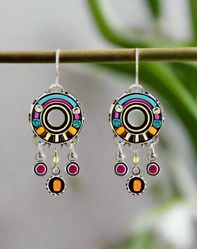 Firefly Jewelry Cirque Hoop With Dangles Earrings-E679MC