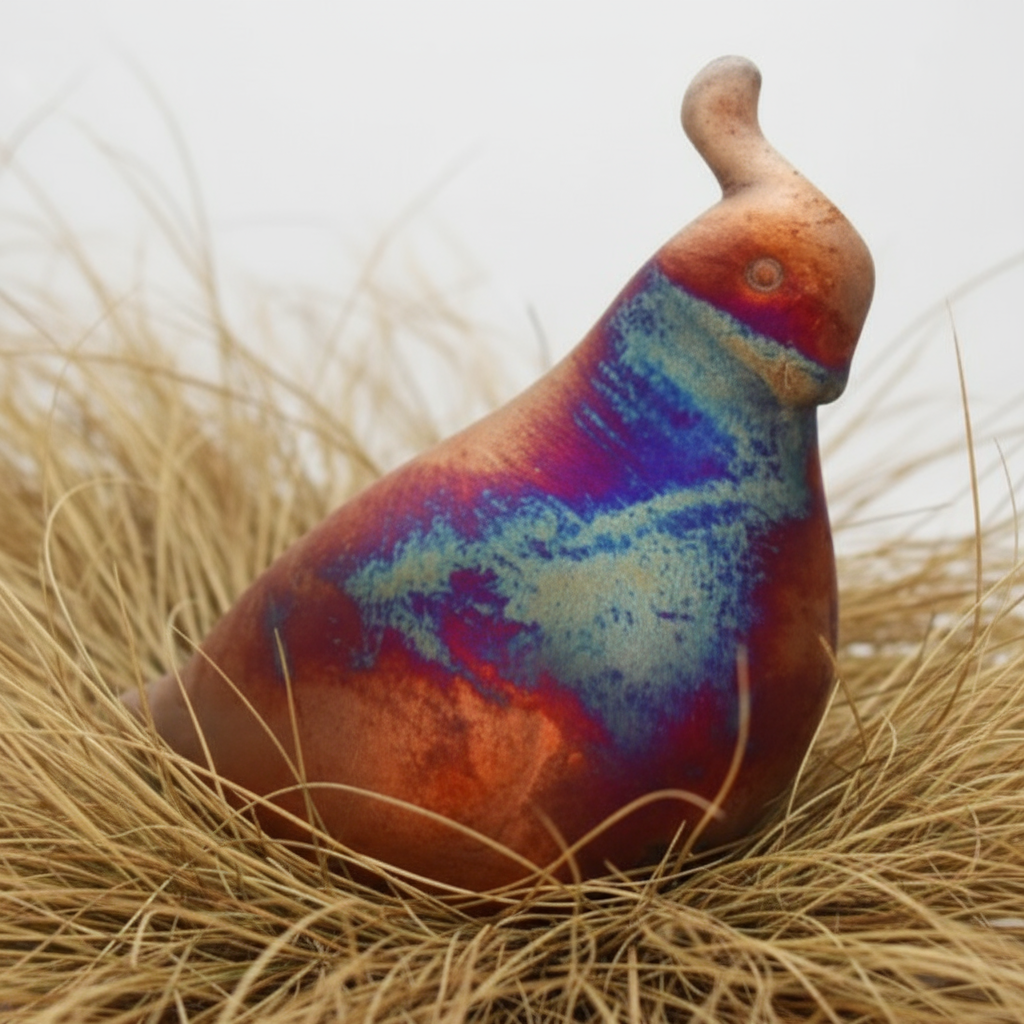 Raku Potteryworks Baby Quail