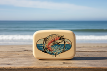 Load image into Gallery viewer, Heartwood Creations Fisherman's Treasure Box - w/ Fishing Spoon Keychain-ST6591-D344
