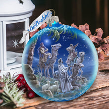 Load image into Gallery viewer, Let Us Adore Him Glass Ornament Limited Edition by D. Gelsinger - Nativity Holiday Decor - 73897-1839
