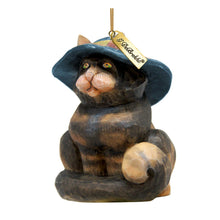 Load image into Gallery viewer, Fifield Halloween Cat Sculpted Hand-Painted Christmas Figurine by G. DeBrekht - Christmas Santa Snowman Decor - 654111
