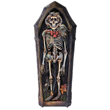 Load image into Gallery viewer, Skeleton Coffin Holiday Door Decor by G. DeBrekht - Halloween Decor - 8652797H

