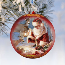 Load image into Gallery viewer, Abundance of Joy Glass Ornament Limited Edition by D Gelsinger - Christmas Santa Snowman Decor - 73890-0104

