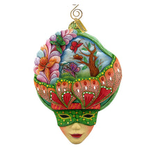 Load image into Gallery viewer, Carnival Mask Sculpted Ornament by G. DeBrekht - 621144
