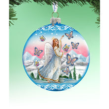 Load image into Gallery viewer, Serenity Angel Glass Ornament Limited Edition by G. DeBrekht - Christmas Decor - 73885
