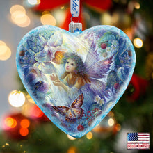 Load image into Gallery viewer, Flower Fairy Glass Ornament Limited Edition by Strelkina at G. DeBrekht - Christmas Decor - 738-084-ST
