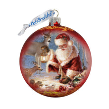Load image into Gallery viewer, Abundance of Joy Glass Ornament Limited Edition by D Gelsinger - Christmas Santa Snowman Decor - 73890-0104
