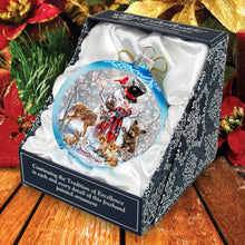 Load image into Gallery viewer, Frosty and His Forest Friends Glass Ornament Limited Edition by G. DeBrekht - Christmas Decor - 73908-DG
