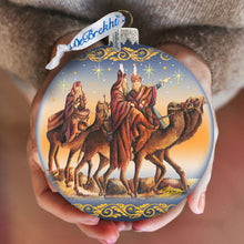 Load image into Gallery viewer, Nostalgic Tree Kings Journey Glass Ornament Limited Edition by G. DeBrekht - Nativity Holiday Decor - 73882
