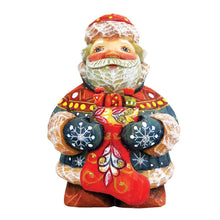 Load image into Gallery viewer, Stacking Surprise Santa Sculpted Hand-Painted Christmas Figurine by G. DeBrekht - Christmas Santa Snowman Decor - 651828
