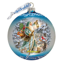 Load image into Gallery viewer, Saint Nicholas Glass Ornament Limited Edition by D. Gelsinger - Christmas Decor - 73918-DG
