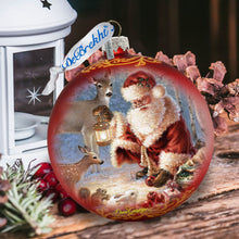 Load image into Gallery viewer, Abundance of Joy Glass Ornament Limited Edition by D Gelsinger - Christmas Santa Snowman Decor - 73890-0104
