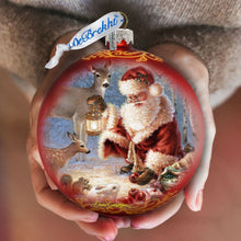 Load image into Gallery viewer, Abundance of Joy Glass Ornament Limited Edition by D Gelsinger - Christmas Santa Snowman Decor - 73890-0104
