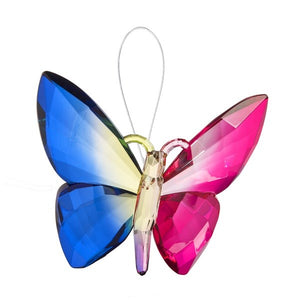 Ganz Crystal Expressions Hanging Rainbow Butterfly- Yellow, Pink, Blue Media 1 of 1