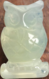 2" Hand Carved Opalite Owl