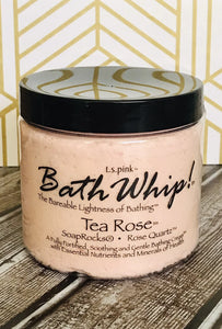 T.S Pink Foaming Mineral Bath Whip Soap- Tea Rose