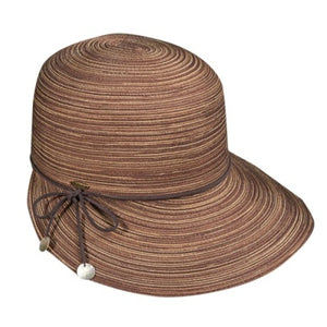 Dorfman Milano Tedora Hat LP176-Brown