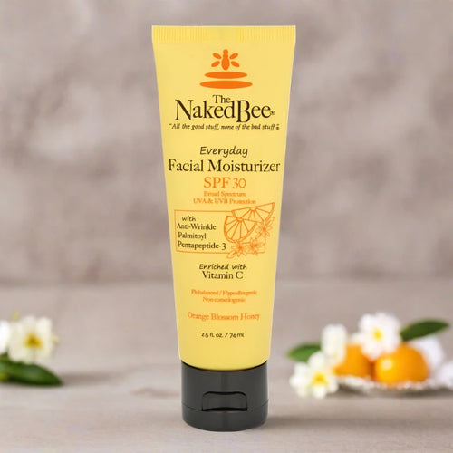 Naked Bee 2.5 oz. Orange Blossom Honey Everyday Facial Moisturizer with SPF 30