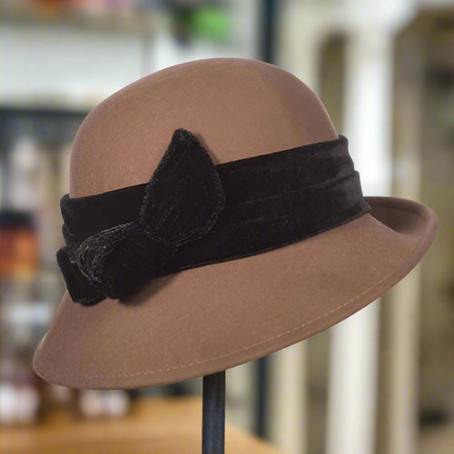 Dorfman Milano Madeline Hat LF170- Pecan