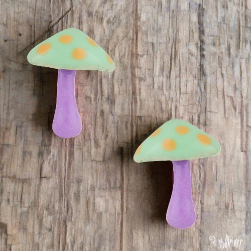 Tomas Dreamy Mushroom Post Earring