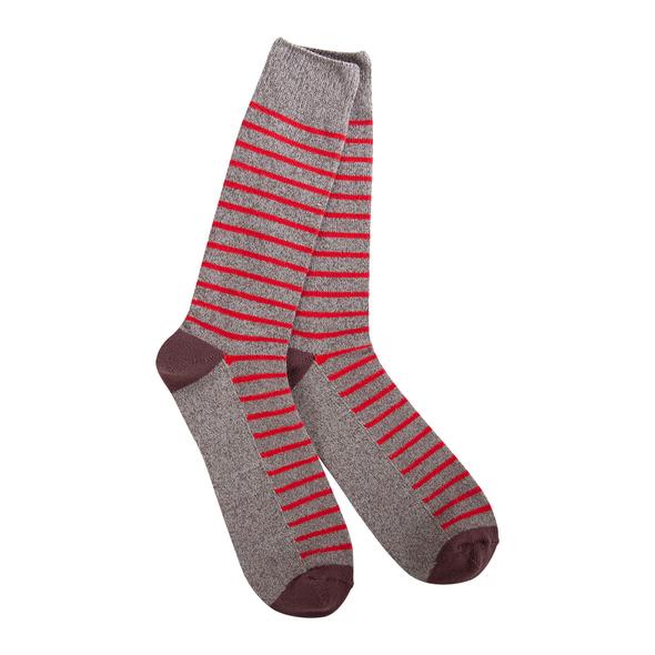crescent sock company men's 1902 metro crew- smokey grey