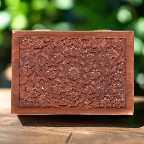 lotus wooden box