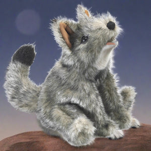 folkmanis small coyote puppet