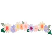 meri meri floral concertina card