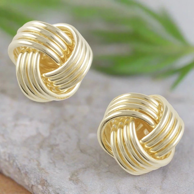 Tomas Love Me Knot Post Earrings- Gold