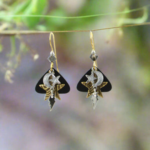 silver forest earrings- ne-1584