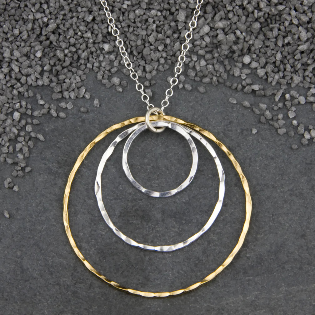 Zina Kao Necklace Just Rings Multi Ring