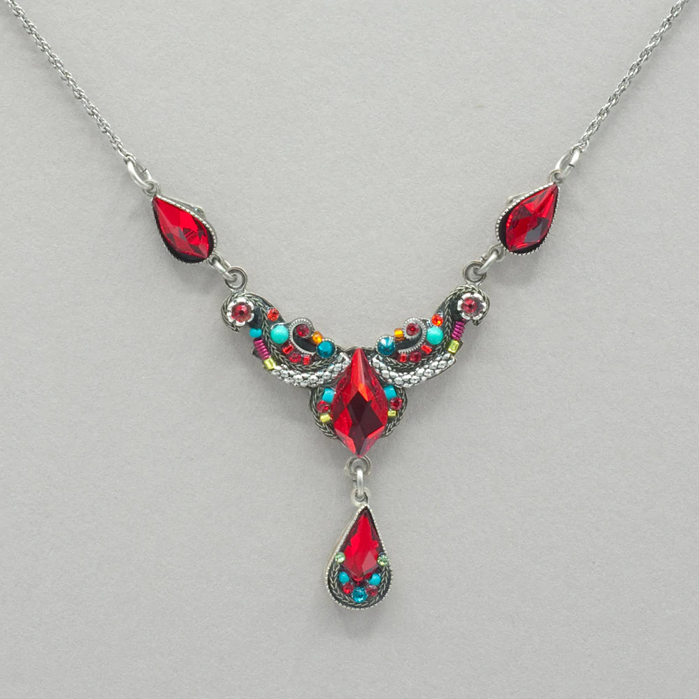 firefly jewelry lily organic necklace 8814-r