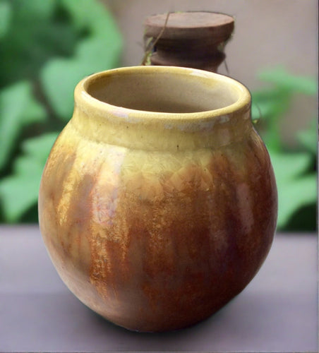 river pottery  copper and manganese 5