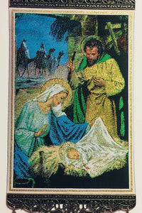 la nazar nativity of jesus icon tapestry- xl