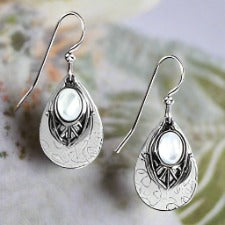 silver forest earrings ne-1164