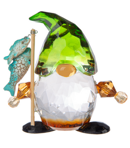 Ganz Crystal Expressions Nature Lover Gnome Figurine- Fish