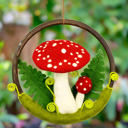 Dzi Handmade FOREST RING: RED TOADSTOOL