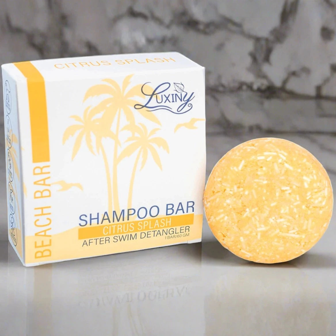 Luxiny Citrus Splash Shampoo Bar - Beach Bar